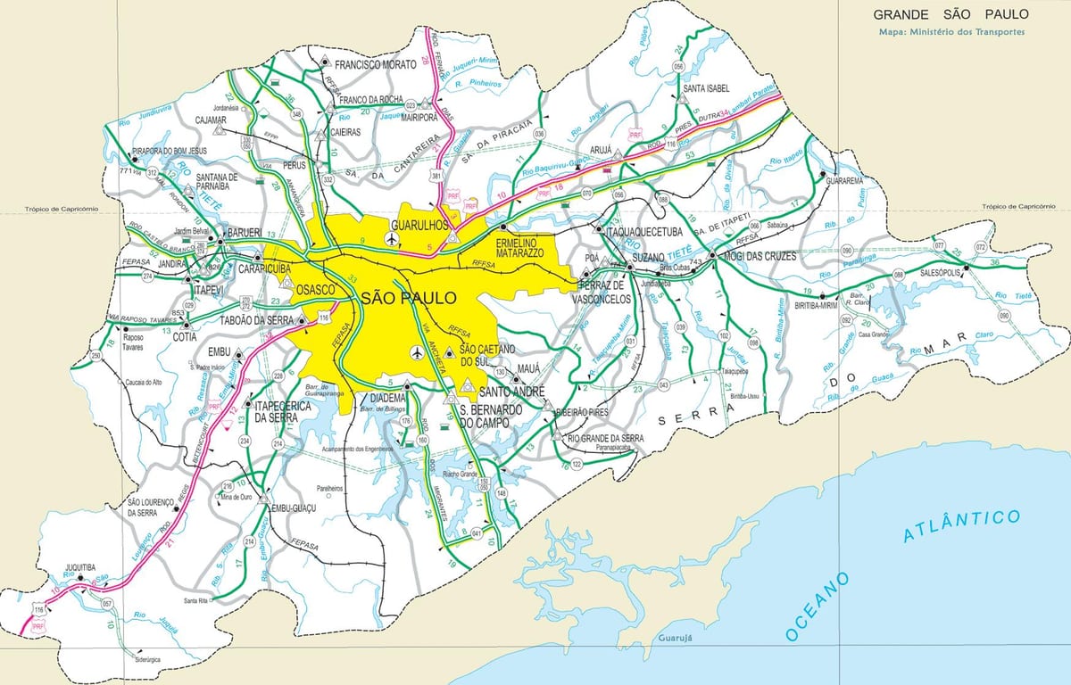 haritalar São Paulo