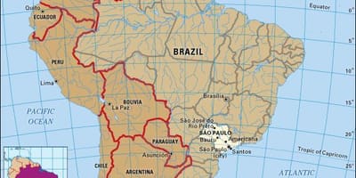 São Paulo coğrafi harita