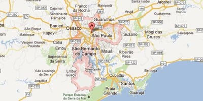 Google haritası Sao Paulo